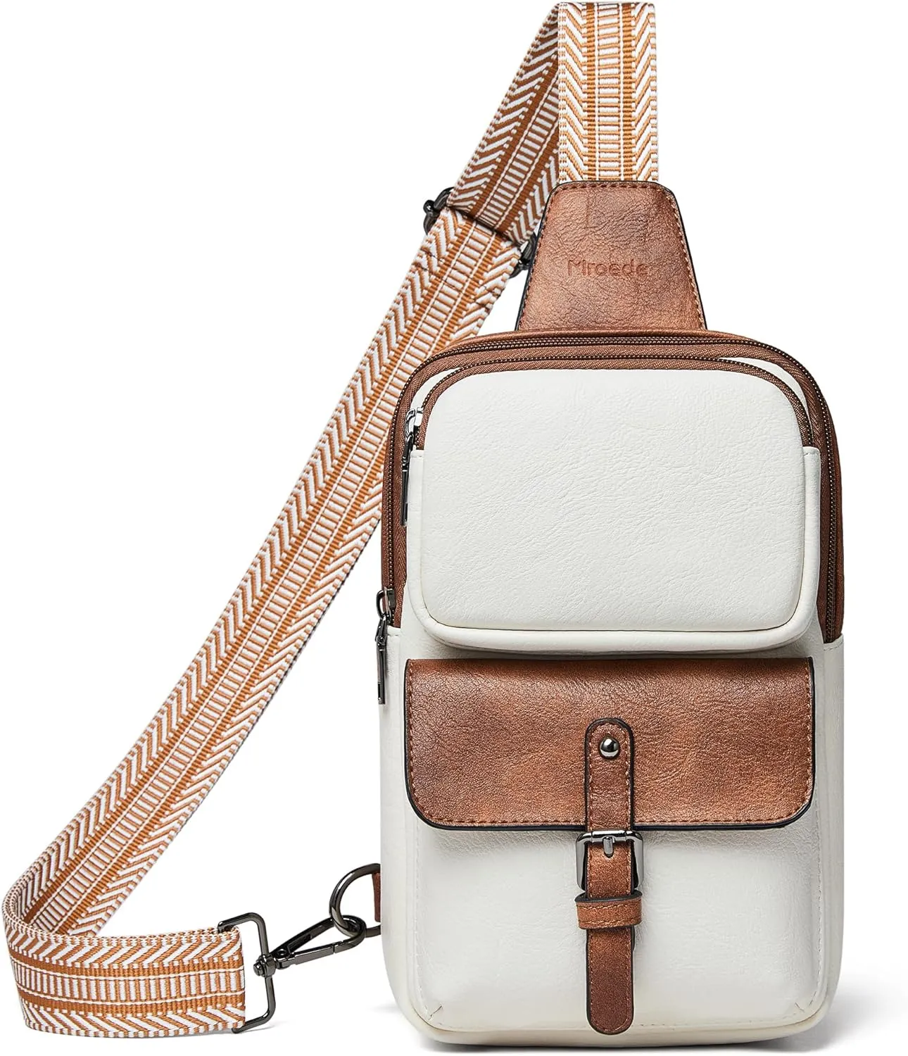 Crossbody Bags for Women Men Sling Bag 5 Pockets Fanny Pack Sling Backpack Chest Daypack Travel Purse Anti Theft