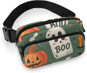 Crossbody Bags for Women Tombstones And Skulls Printed Fanny Packs Crossbody with Adjustable Strap