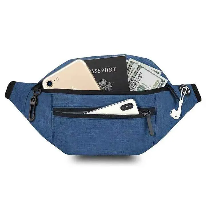 Crossbody Fanny Pack Bag, Unisex Waist Bag, Fashion Travel  Sports Chest Bag