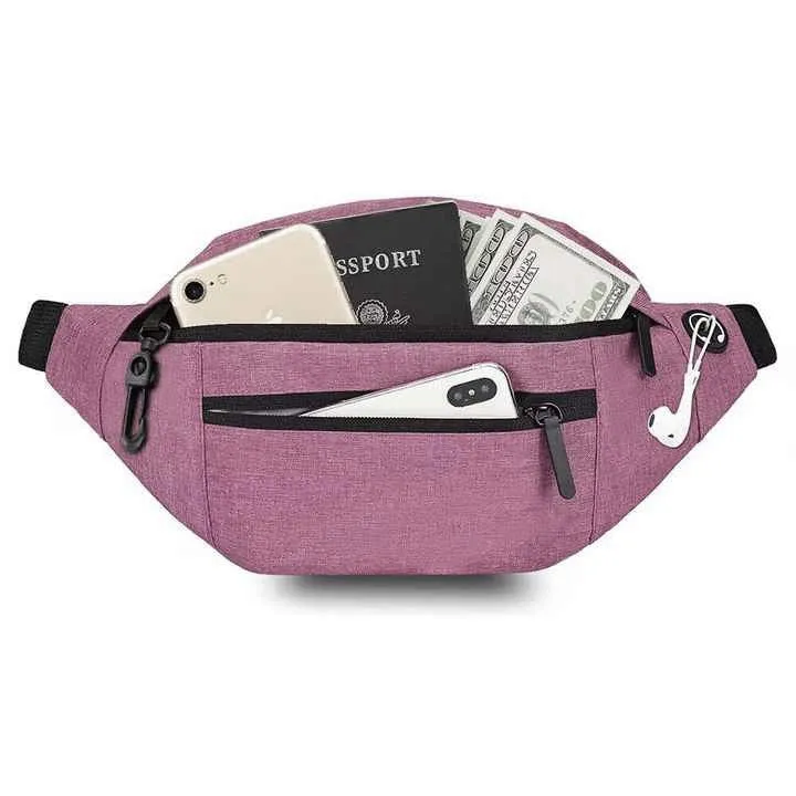 Crossbody Fanny Pack Bag, Unisex Waist Bag, Fashion Travel  Sports Chest Bag