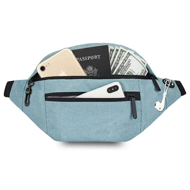 Crossbody Fanny Pack Bag, Unisex Waist Bag, Fashion Travel  Sports Chest Bag