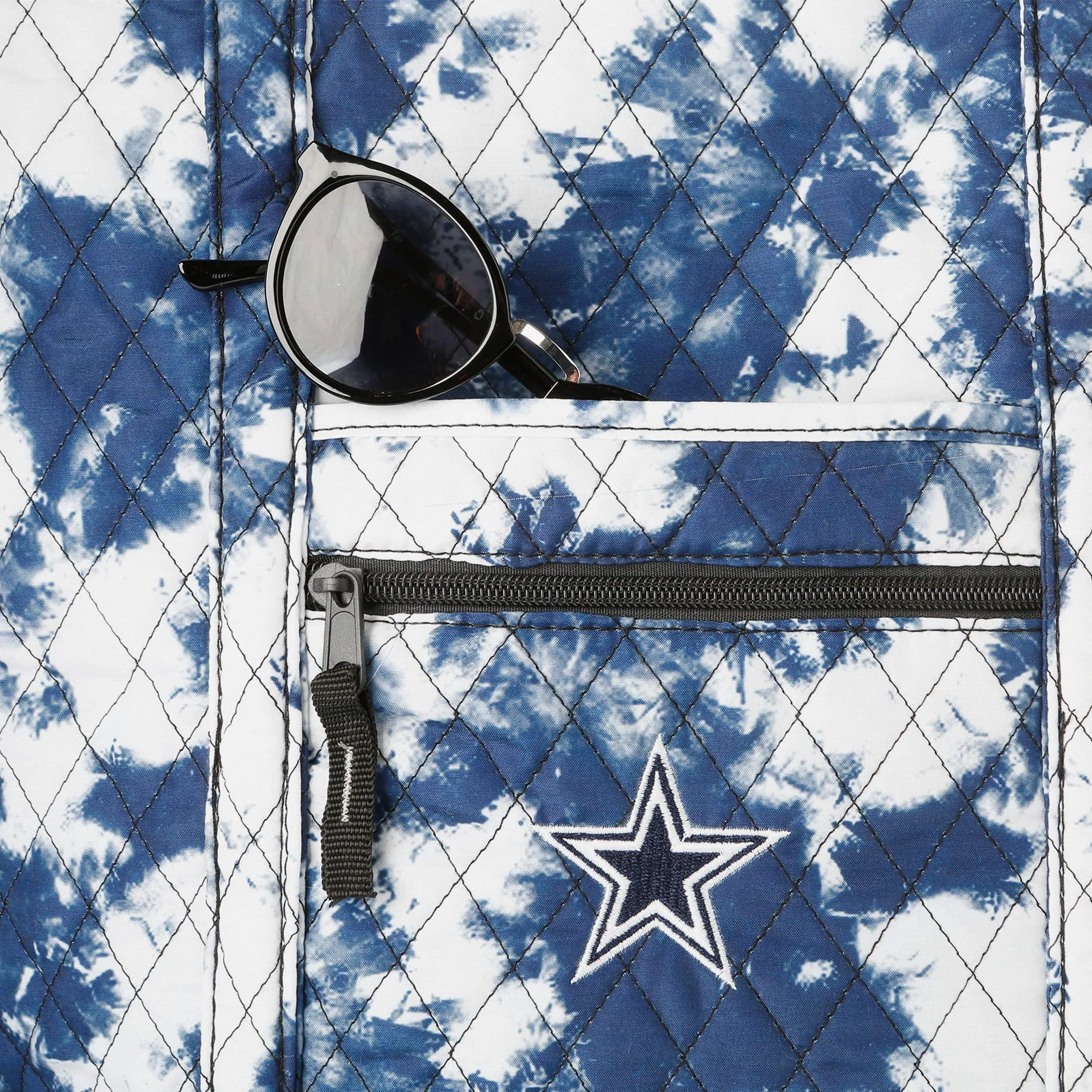 Dallas Cowboys Tie-Dye Takeaway Tote Bag