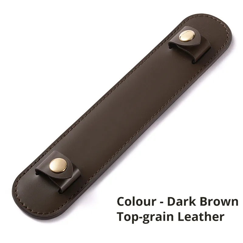 Dark Brown Replacement Leather Bag Straps