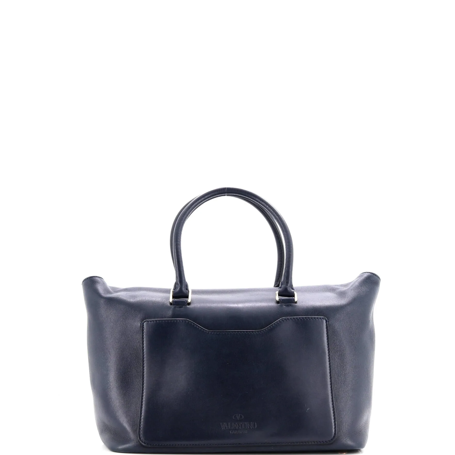 Demilune Flap Satchel Leather Medium