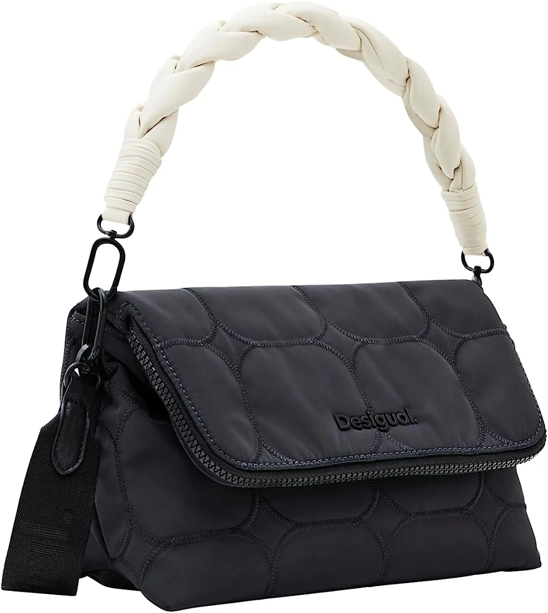 Desigual Accessories Nylon Across Body Bag, Black