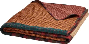 Donna Sharp Campfire Square Patchwork 100-Percent Cotton Full/Queen Quilt