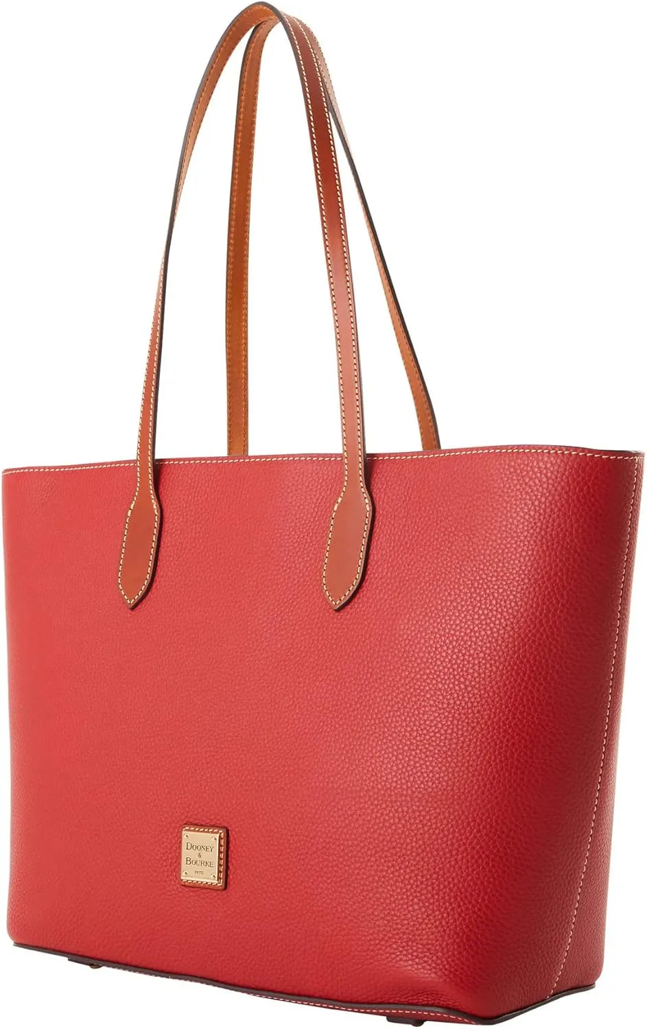 Dooney & Bourke Tote Bags for Women, Large Leather Tote Bag with Zipper Compartments and Long Shoulder Straps