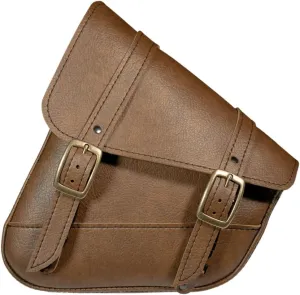 Dowco Willie & Max Brass Monkey Warm Brown Swingarm Bag for Softail/Triangulated Swingarms - Handcrafted. Made in The USA. Limited [59774-08]