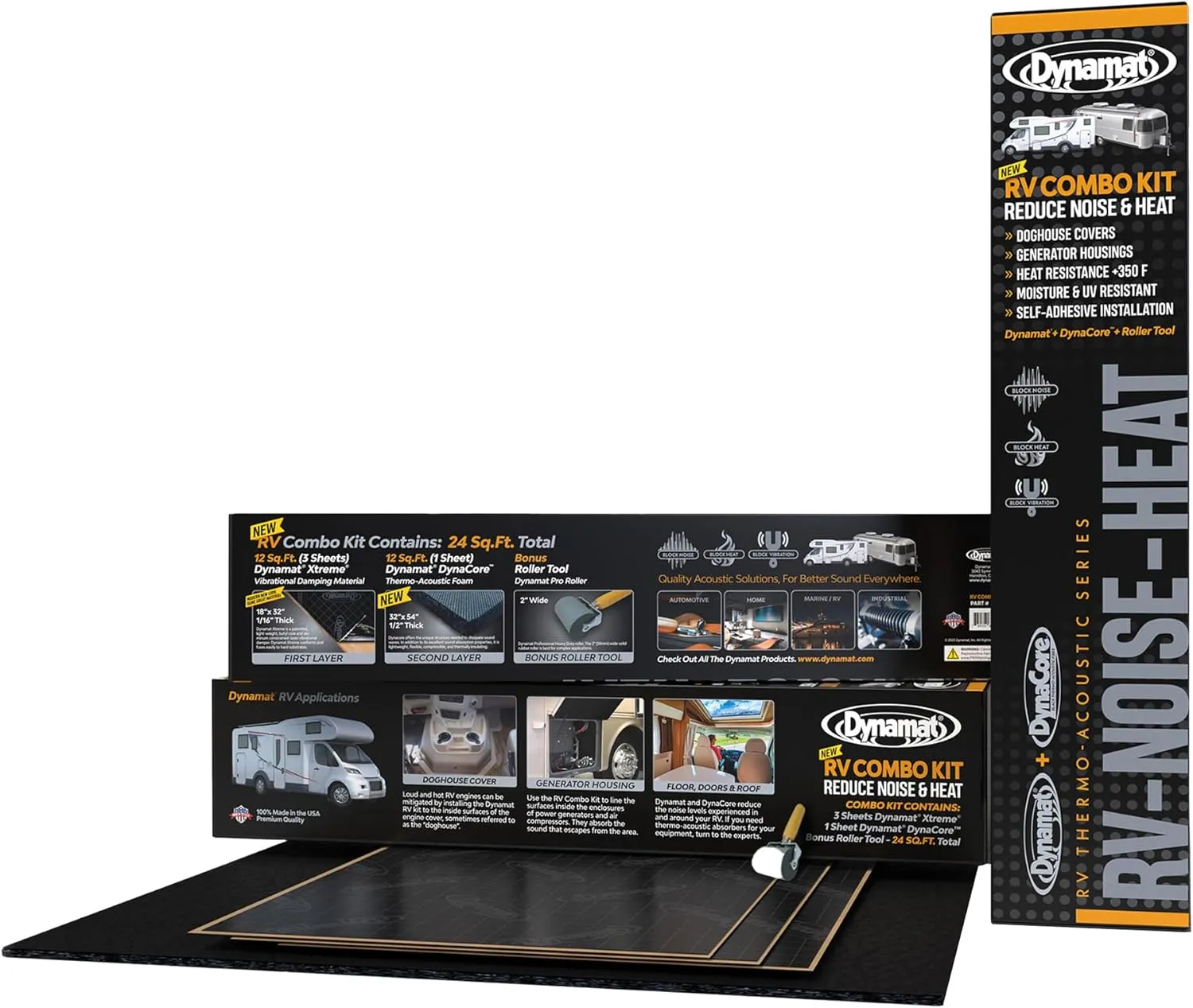 Dynamat Combo Packs – Efficiently Reduce Noise & Heat at The Source