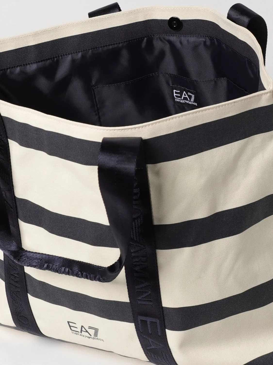 Ea7 Swimwear Tote Bags Woman Beige