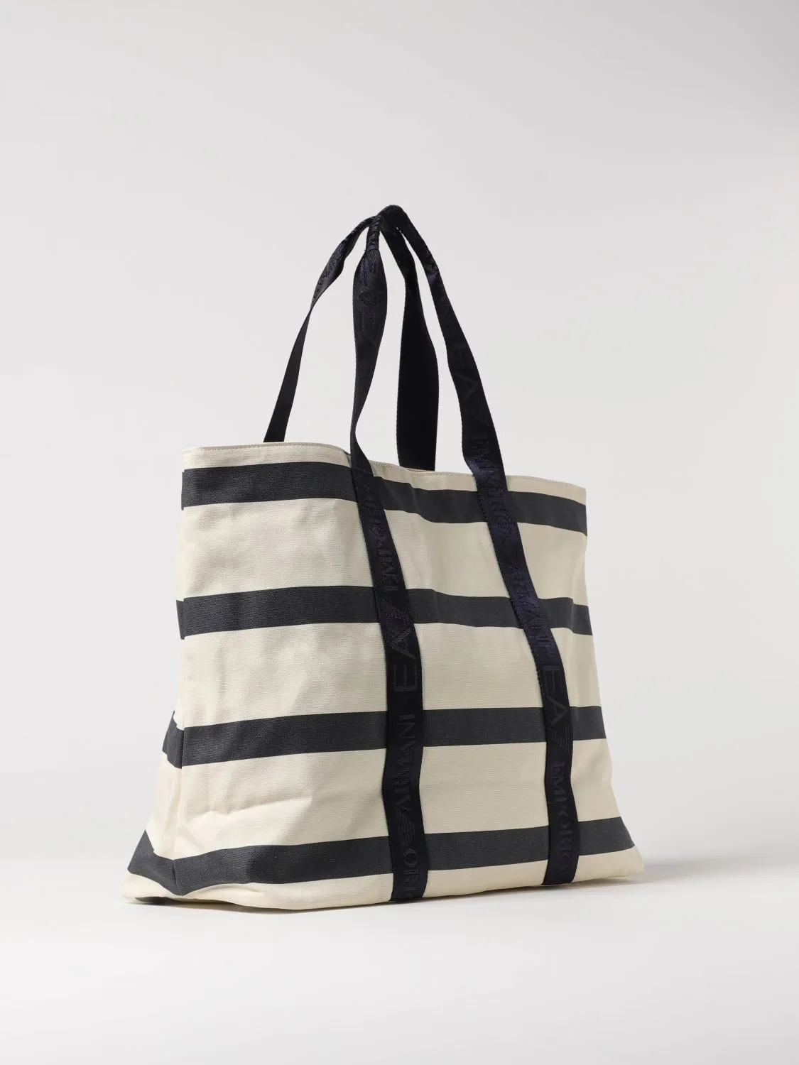 Ea7 Swimwear Tote Bags Woman Beige