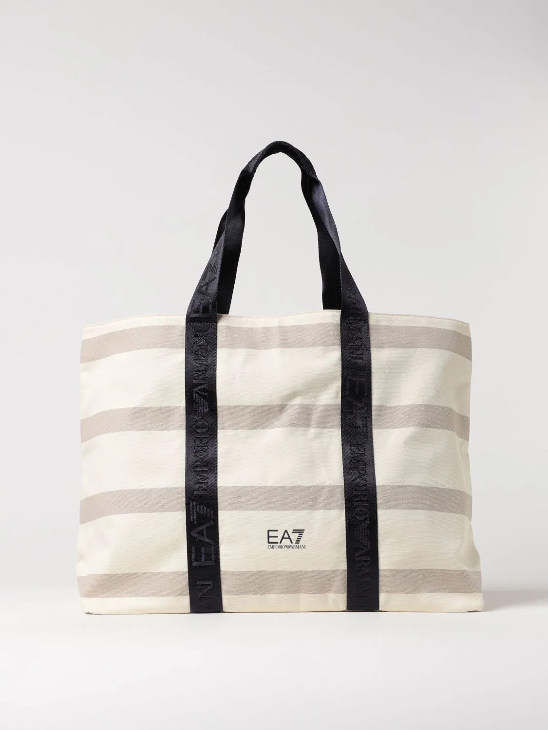 Ea7 Swimwear Tote Bags Woman Beige