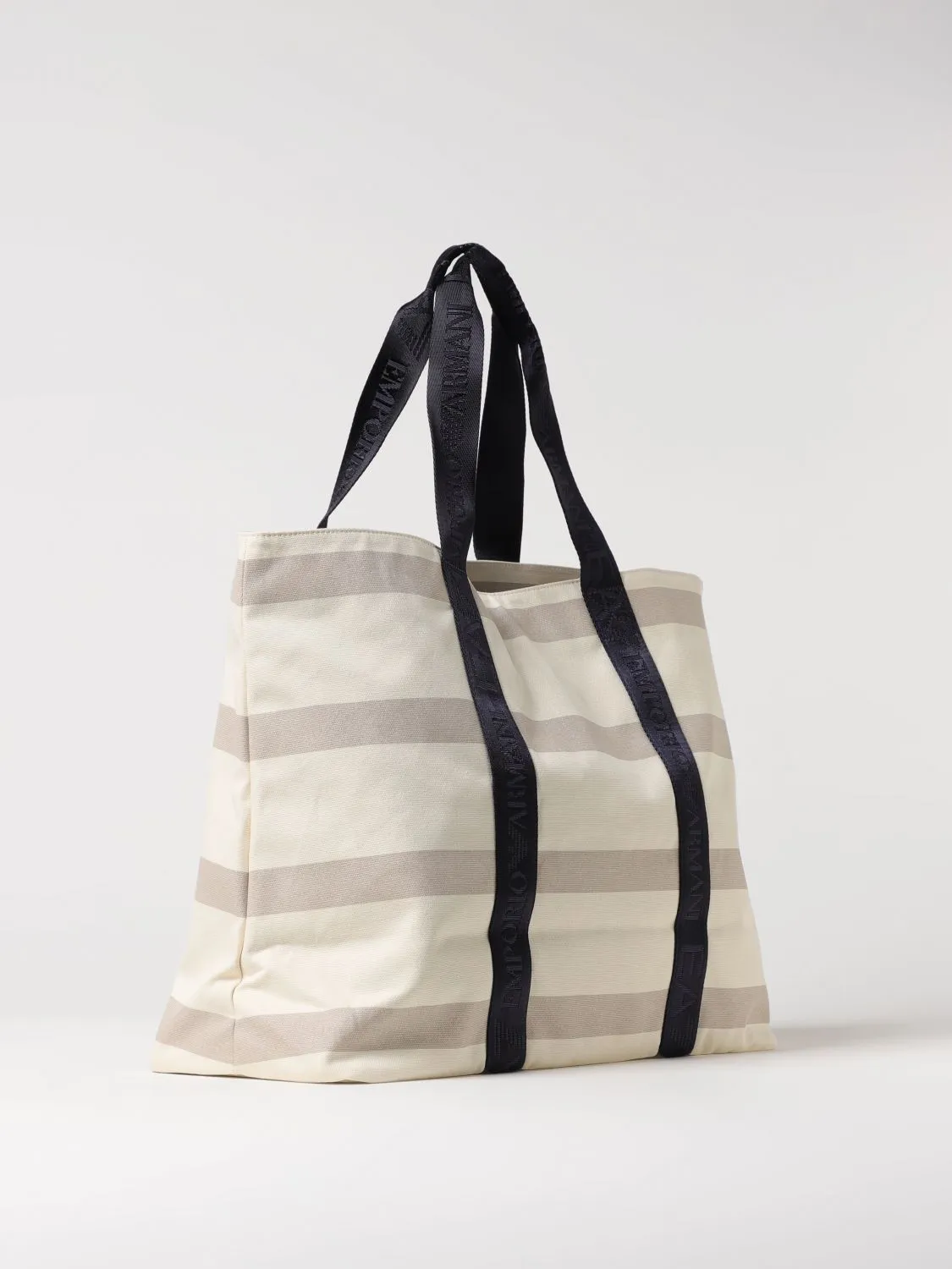 Ea7 Swimwear Tote Bags Woman Beige