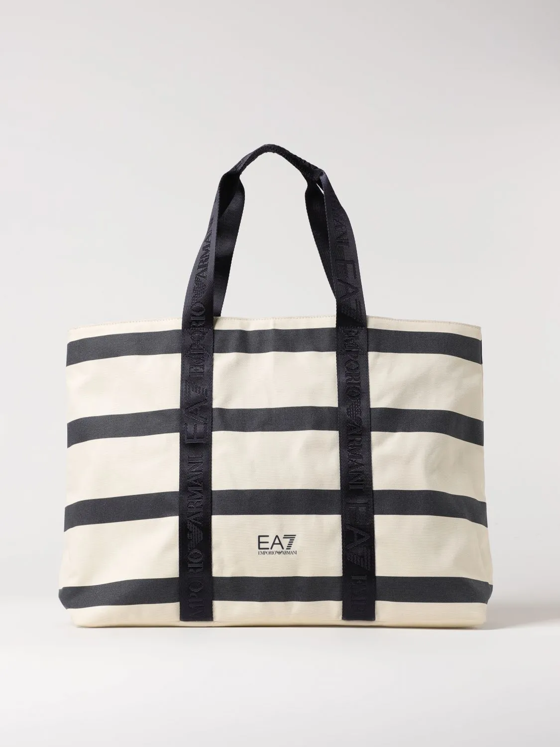 Ea7 Swimwear Tote Bags Woman Beige