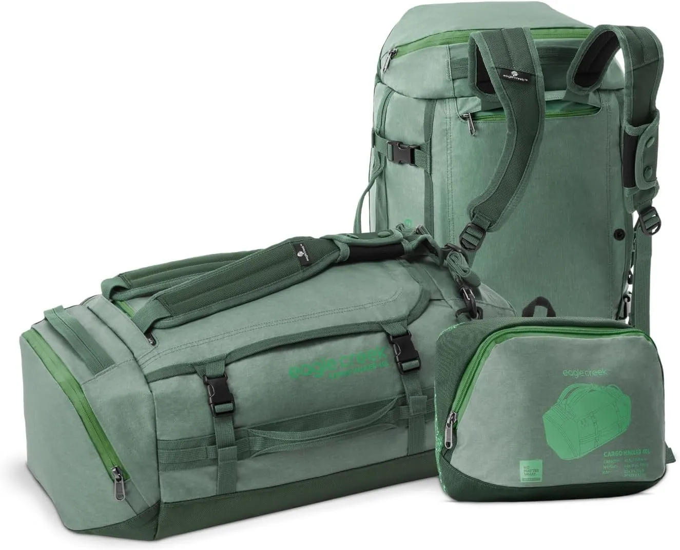 Eagle Creek Cargo Hauler Duffel 40L Duck Green