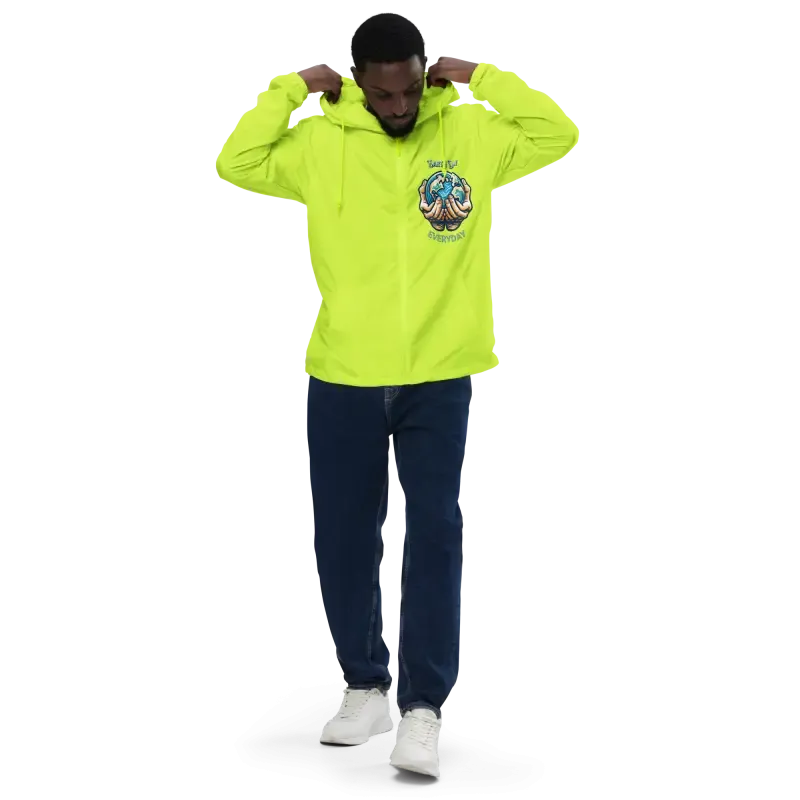 Earth Day Explorations Lightweight Zip Windbreaker