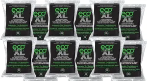 ECO Balance 10-ECOXL12 ECO XL Extreme Condition Tire/Wheel Balancing Beads - Off-Road Vehicles, Light Duty Truck Tires, (12) 10oz Balance Bead Bags, (12) Valve Caps