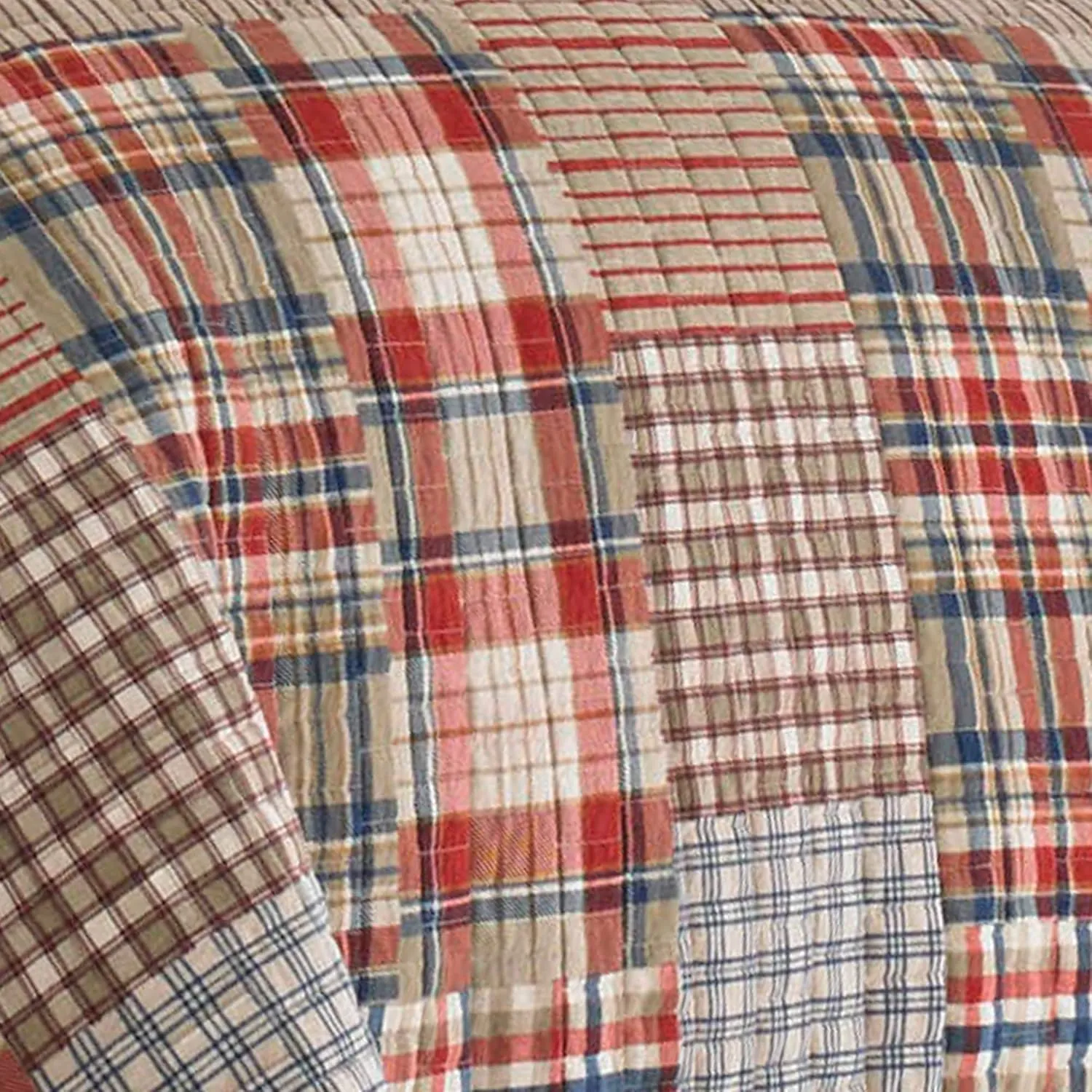 Eddie Bauer - Queen Quilt Set, Reversible Cotton Bedding with Matching Shams, Lightweight Home Decor for All Seasons (Hawthorne Brown, Queen)