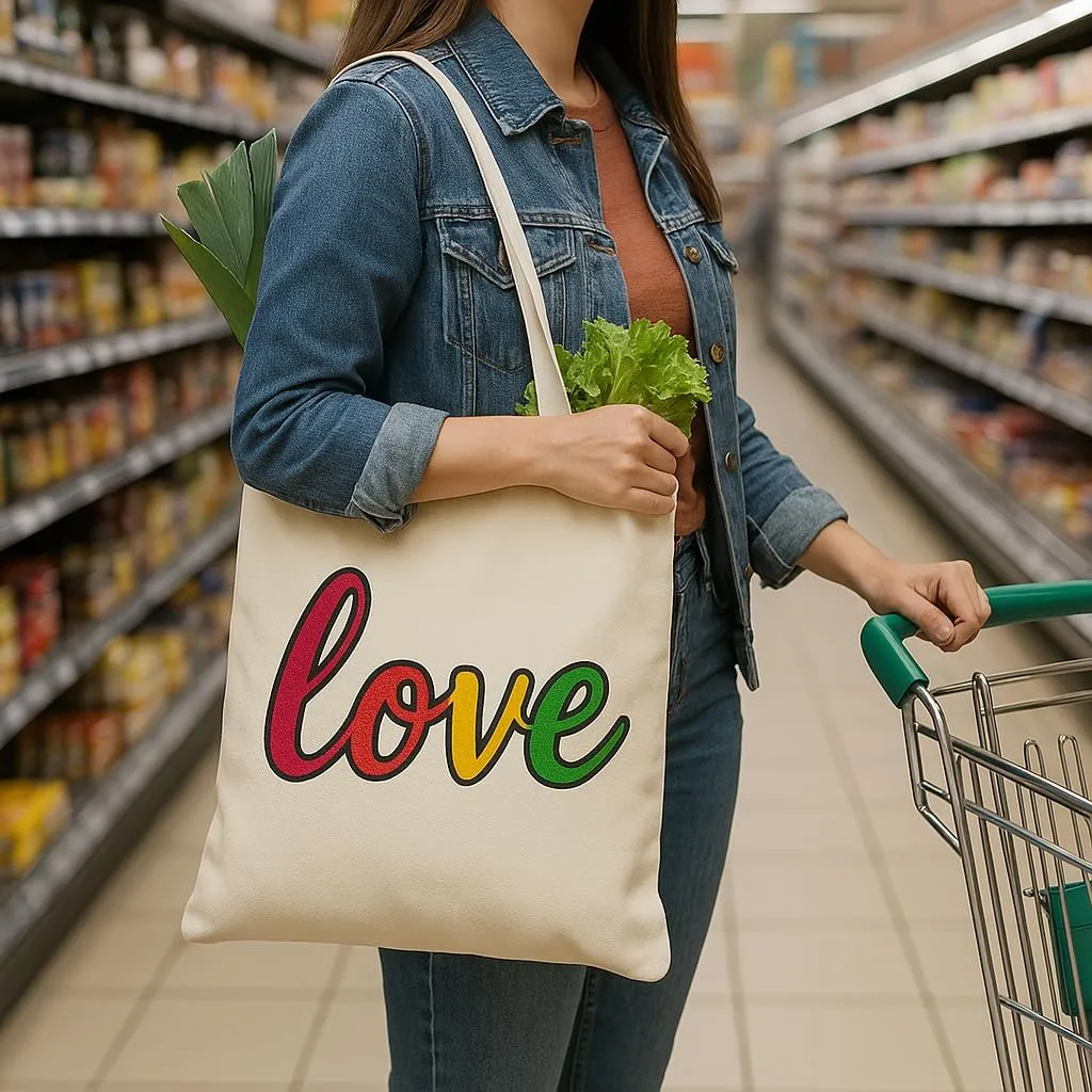Egyptian Made Cotton Tote Bags Bulk, 15x16". Ideal for DIY, Shopping, Embroidery, HTV Vinyl, Printing, Goodie & Gift Bags