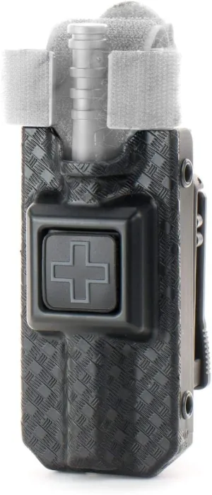 Eleven 10 Rigid TQ Case for C-A-T Tourniquet, Basketweave, Belt Attachment