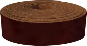ELW 9-10 oz (3.6-4mm) Latigo Leather Belt Grade Straps & Strips | Size: 1.5"x84" (3.8x213cm) | Cognac | Full Grain Cowhide, Heavy Duty Holsters, Sheathes, Harness, Saddle, Guitar Straps, DIY Crafts