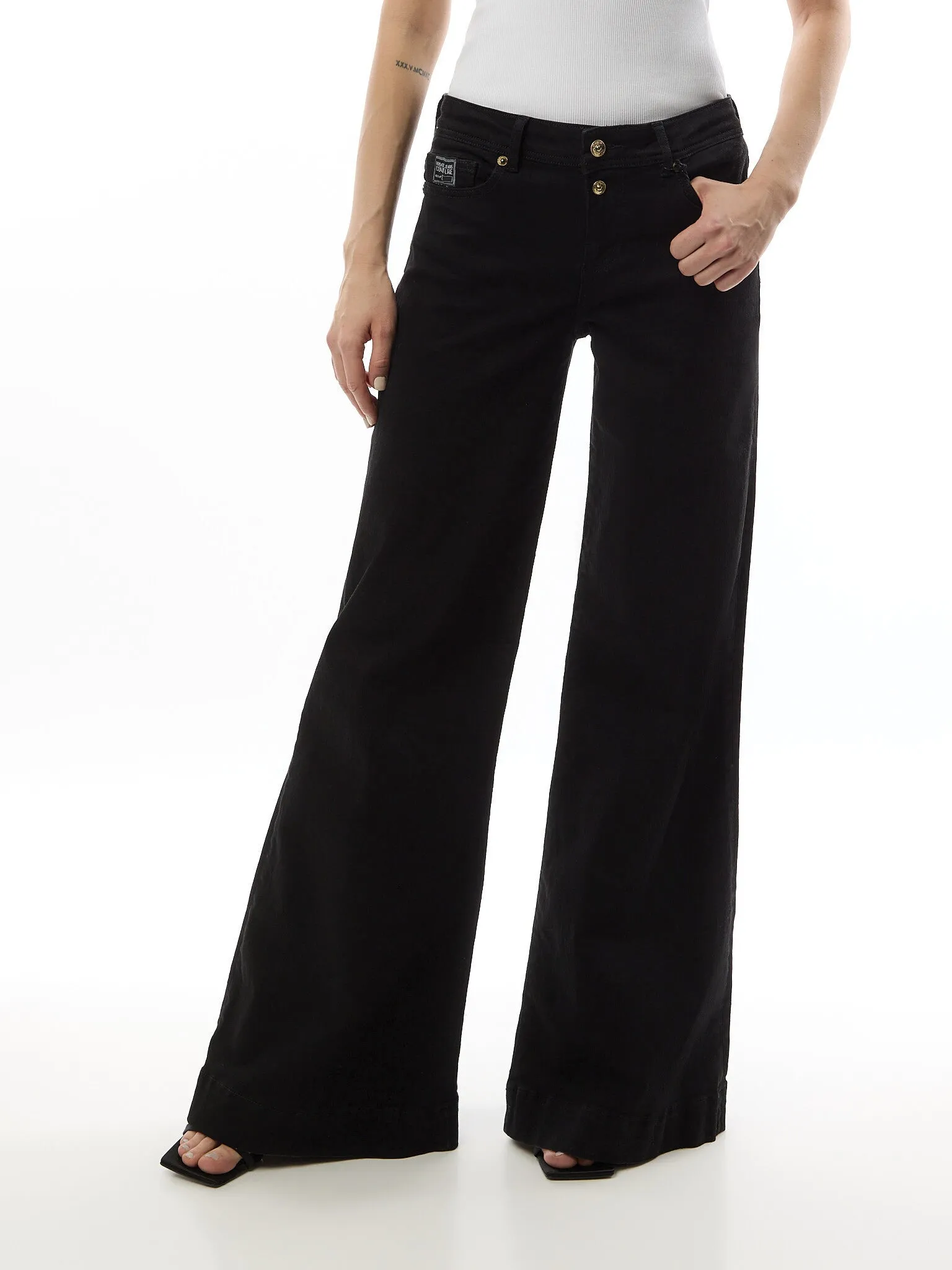Embellished Flared Jeans