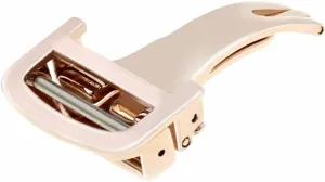 Ewatchparts 16-18-20mm Deployment Band Buckle Clasp Compatible with Cartier Leather Or Rubber Watch Band Strap Stainless Steel