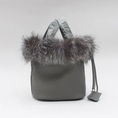 Excellent Hand Hair Limited-edition Fur Bag Real Fox LUCDO