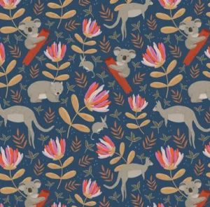 Fabric - Flora & Fauna - Marsupials