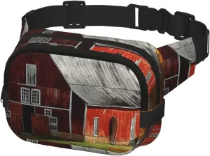 Fanny Pack for Men Women Crossbody Waist Bag Barn Belt Bag with Adjustable Strap Hip Bum Bag