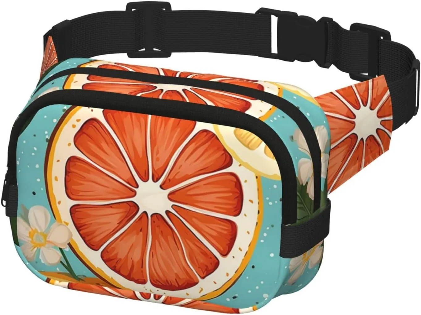 Fanny Pack for Men Women Crossbody Waist Bag Citrus Fruit Painting Belt Bag with Adjustable Strap Hip Bum Bag