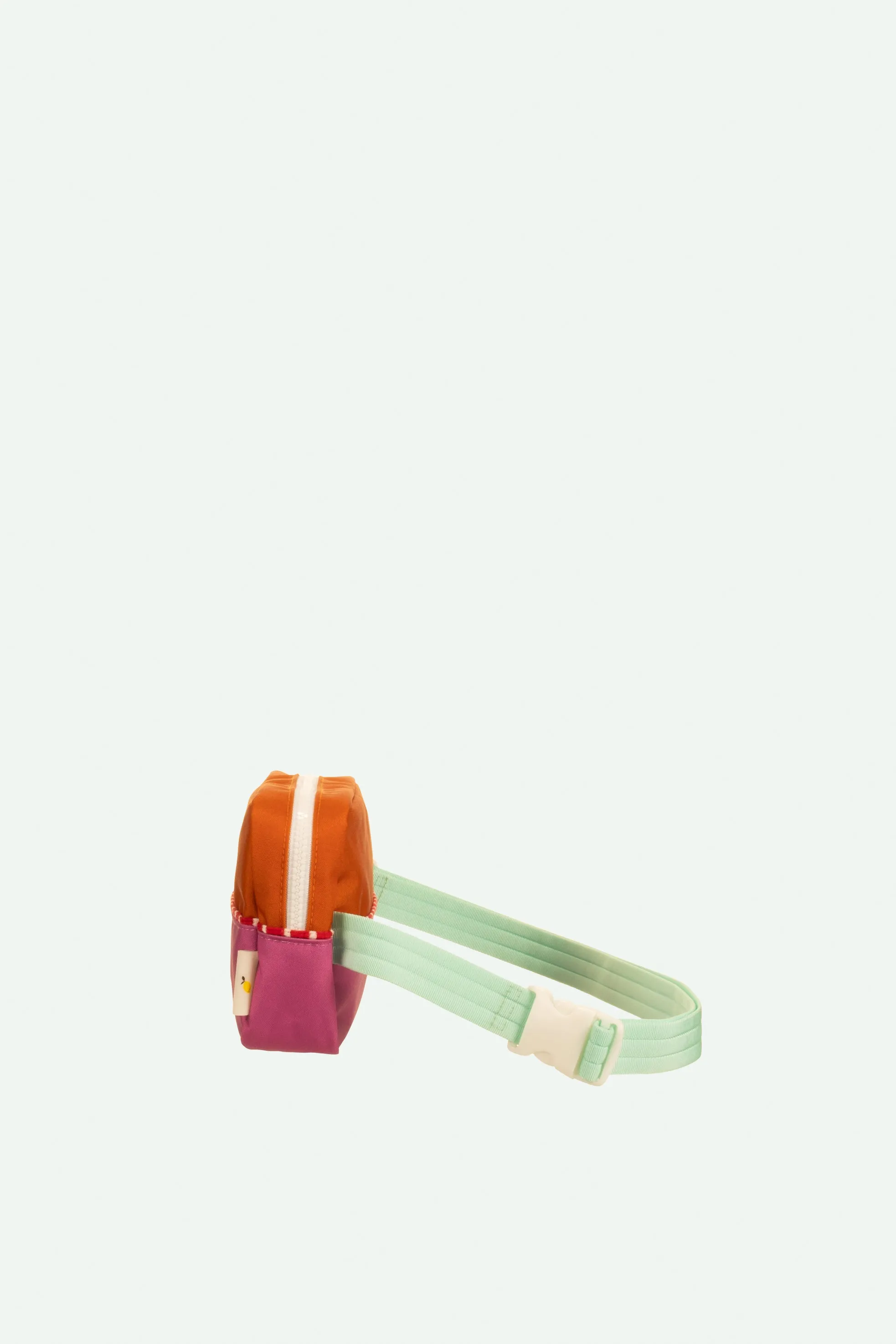 fanny pack large | better together | gravel orange   rosette pink