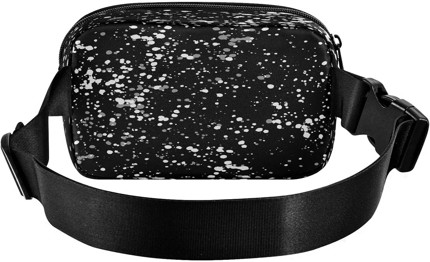 Fanny Packs for Women Men White Speckles Belt Bag Waterproof Fashion Waist Pack with Adjustable Strap Waist Bag Hip Bumbags for Running Workout Travel Hiking Cycling