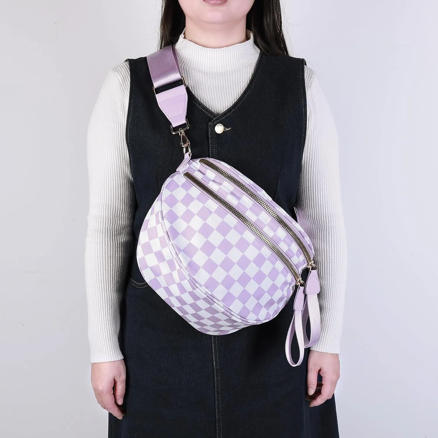 Fashion Crossbody Bag for Women Large Capacity Simple Design Adjustable Strap Daily and Travel Bag