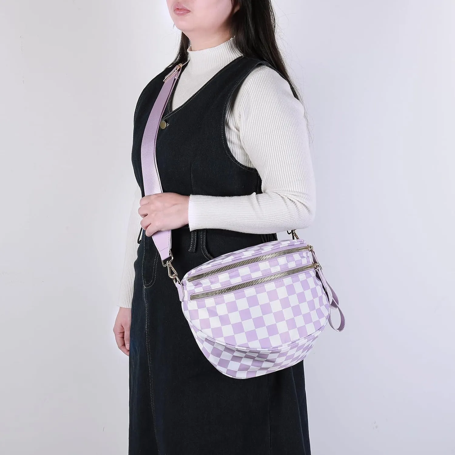 Fashion Crossbody Bag for Women Large Capacity Simple Design Adjustable Strap Daily and Travel Bag