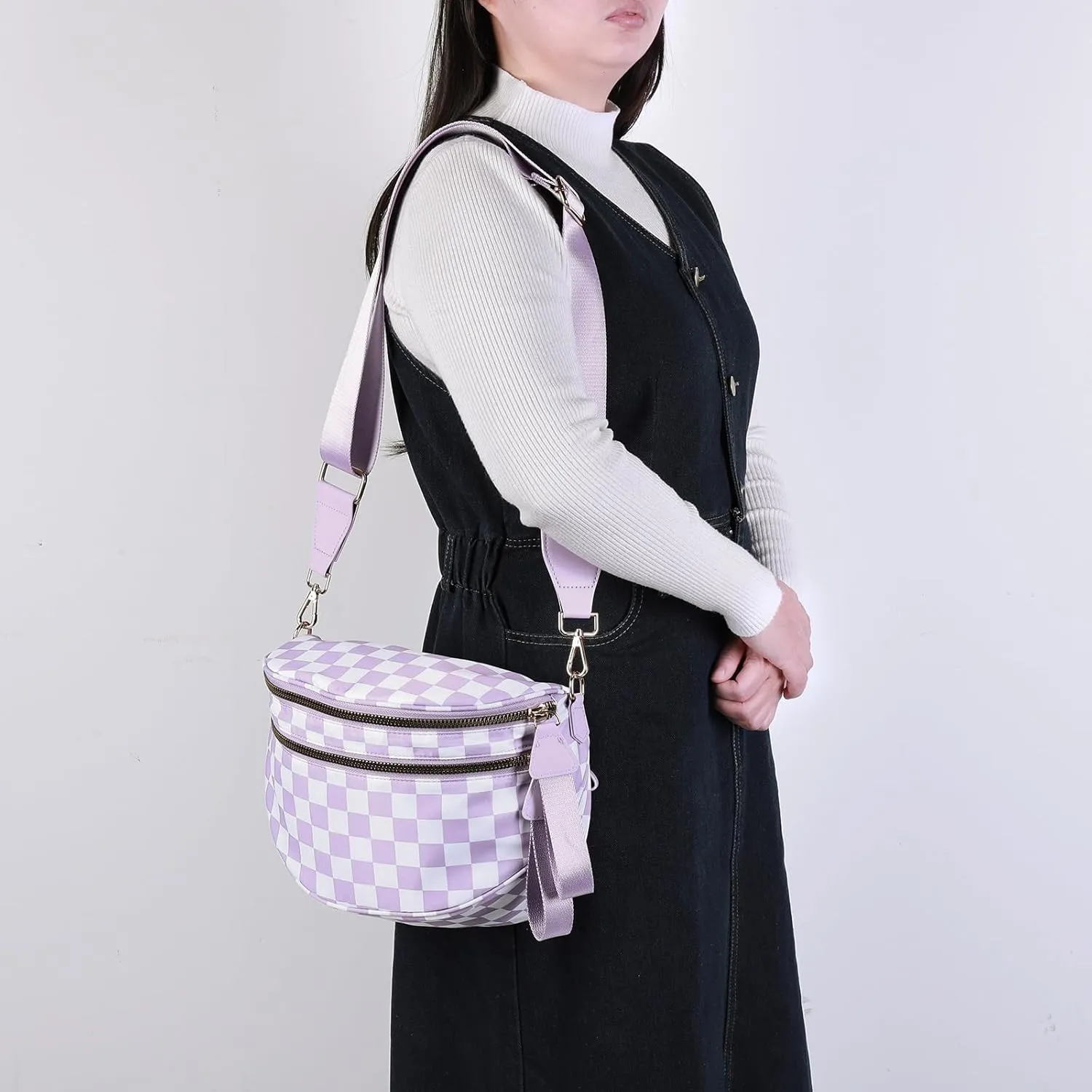Fashion Crossbody Bag for Women Large Capacity Simple Design Adjustable Strap Daily and Travel Bag