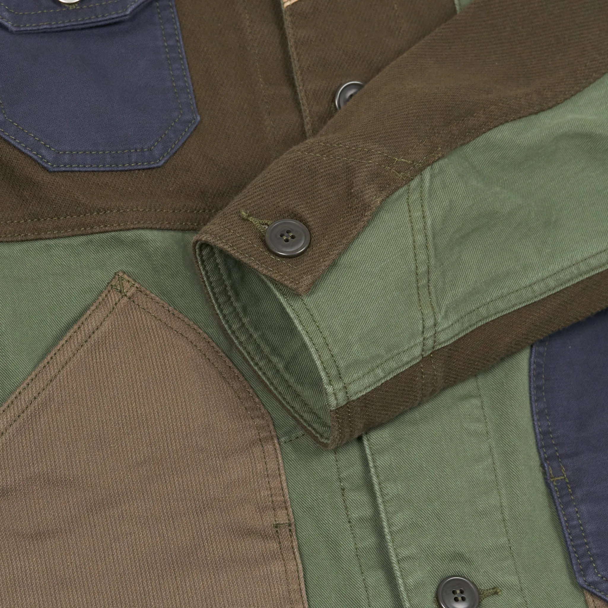 FDMTL Patchwork Coverall Work Jacket
