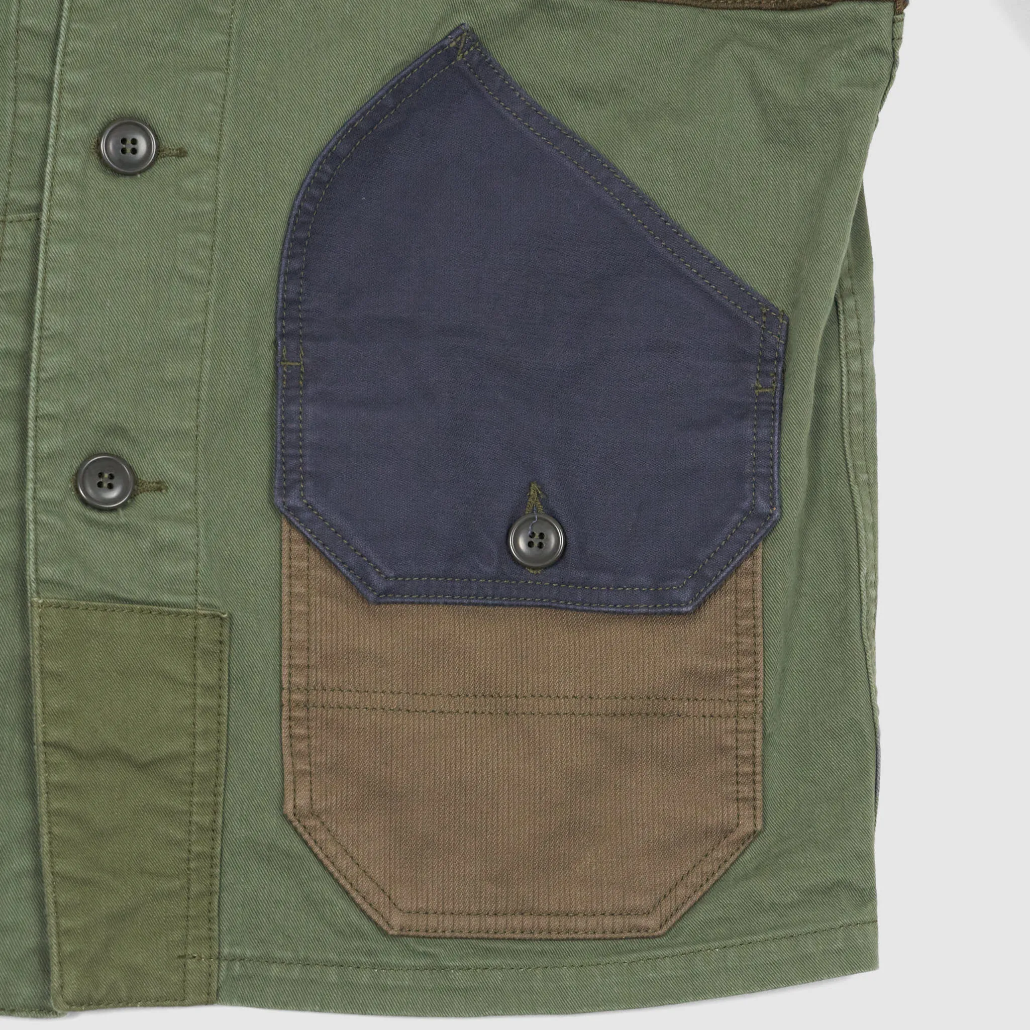 FDMTL Patchwork Coverall Work Jacket