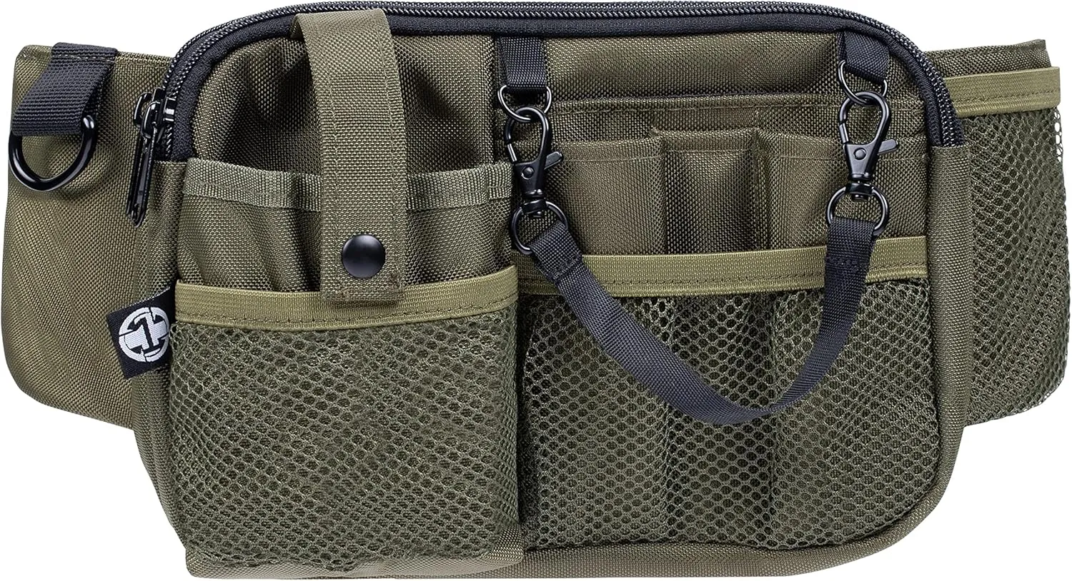 First Lifesaver Nurse Fanny Pack with Multi-Compartment and Tape Holder For Nurses and Nursing Students (Moss)
