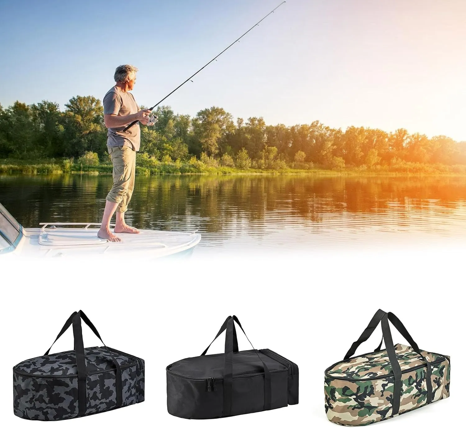 Fishing Remote Control Boats Bag Portable Tear-Resistant Fishing Boats Bag Water Repellents Fishing Boats Storage Bag