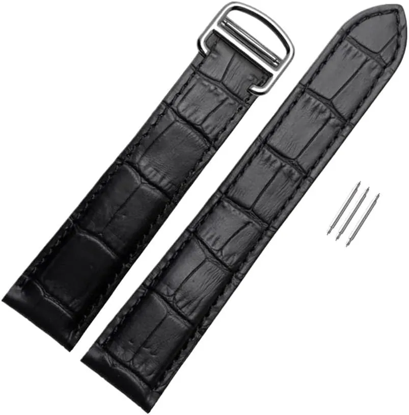 Fit for Omega Watch Speed Seamaster Band Straps Men Deployant Clasp Black Brown Watchband Bracelet Belt 18mm 20mm 22mm Leather