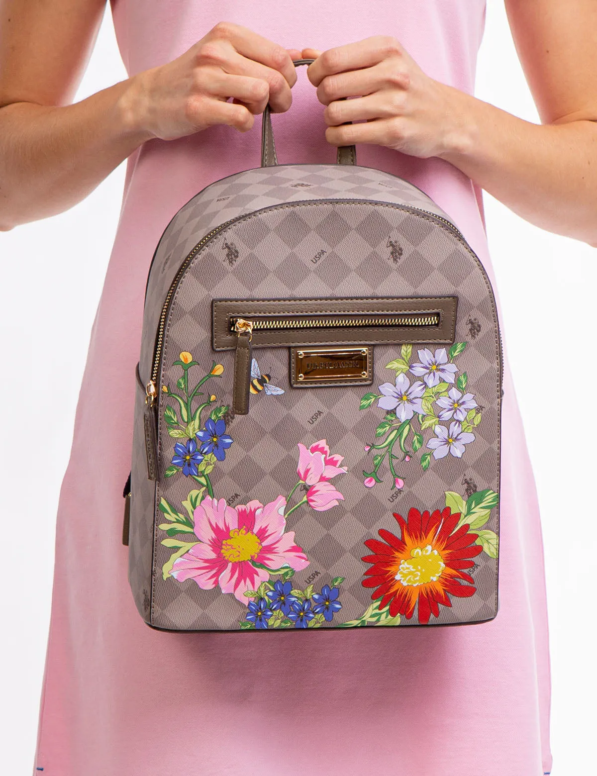 FLORAL DIAMOND BACKPACK