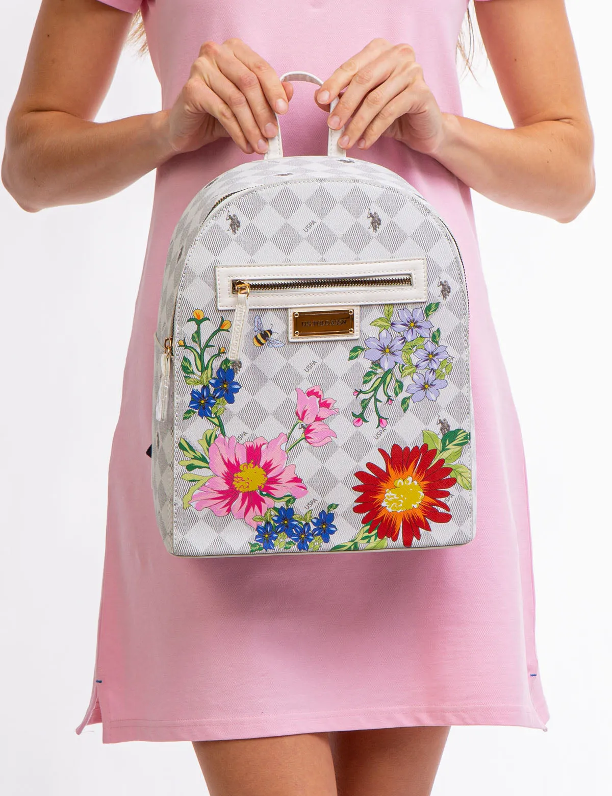 FLORAL DIAMOND BACKPACK