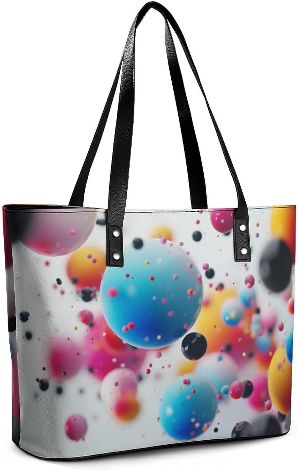 Flowers Women Soft Leather Handbags Tote Purses Shoulder Bucket Bags