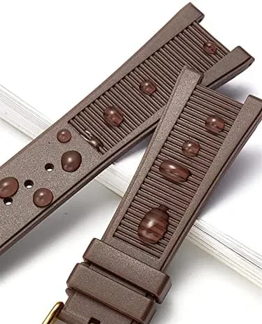 For PP Patek Philippe Silicone Watch Belt 5711 5712g Nautilus Watch Strap Special Interface 25mm*13mm Watchband
