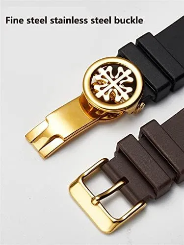 For PP Patek Philippe Silicone Watch Belt 5711 5712g Nautilus Watch Strap Special Interface 25mm*13mm Watchband