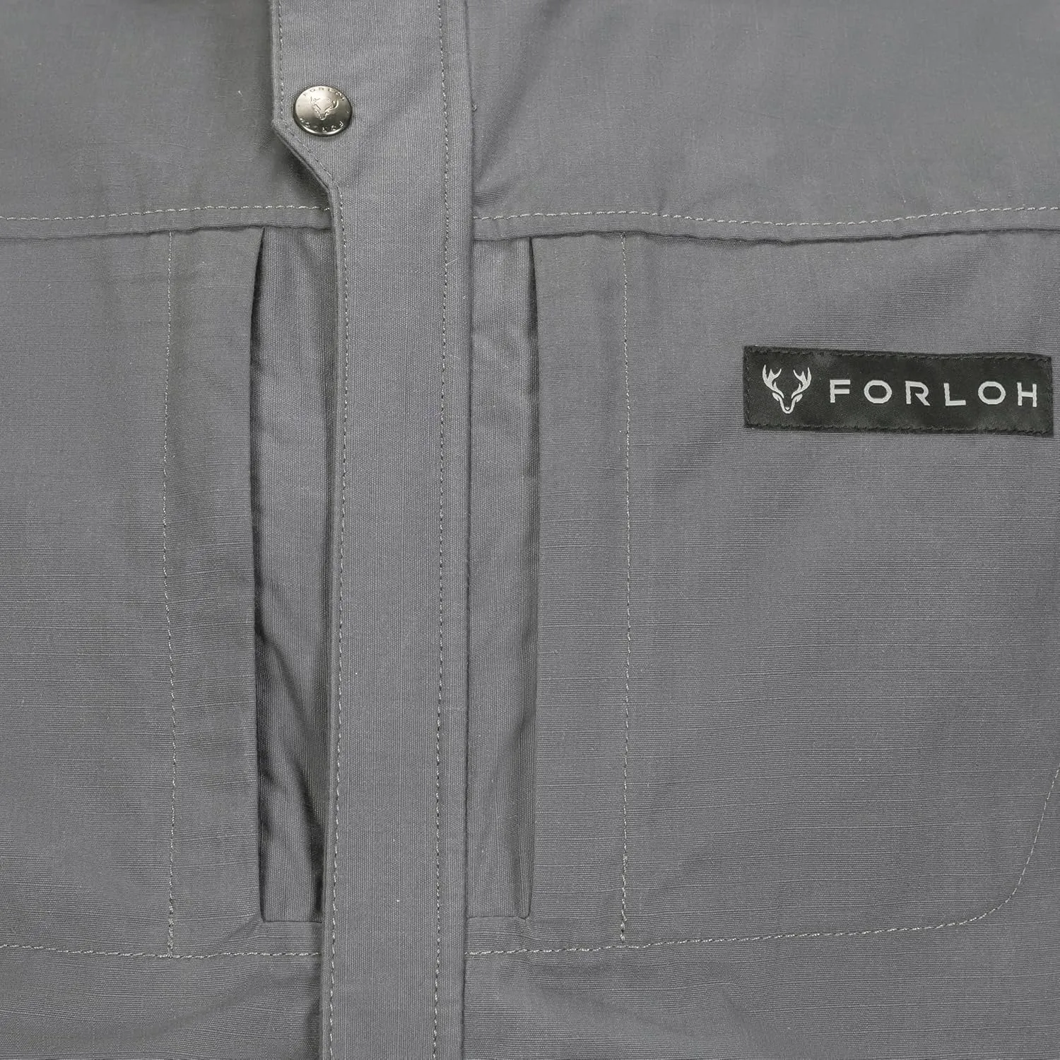 FORLOH Men’s BTM Pro Wax Cotton Jacket – Upland Brush Jacket | Water Repellent | Hunting, Hiking | Wax Ripstop Fabric