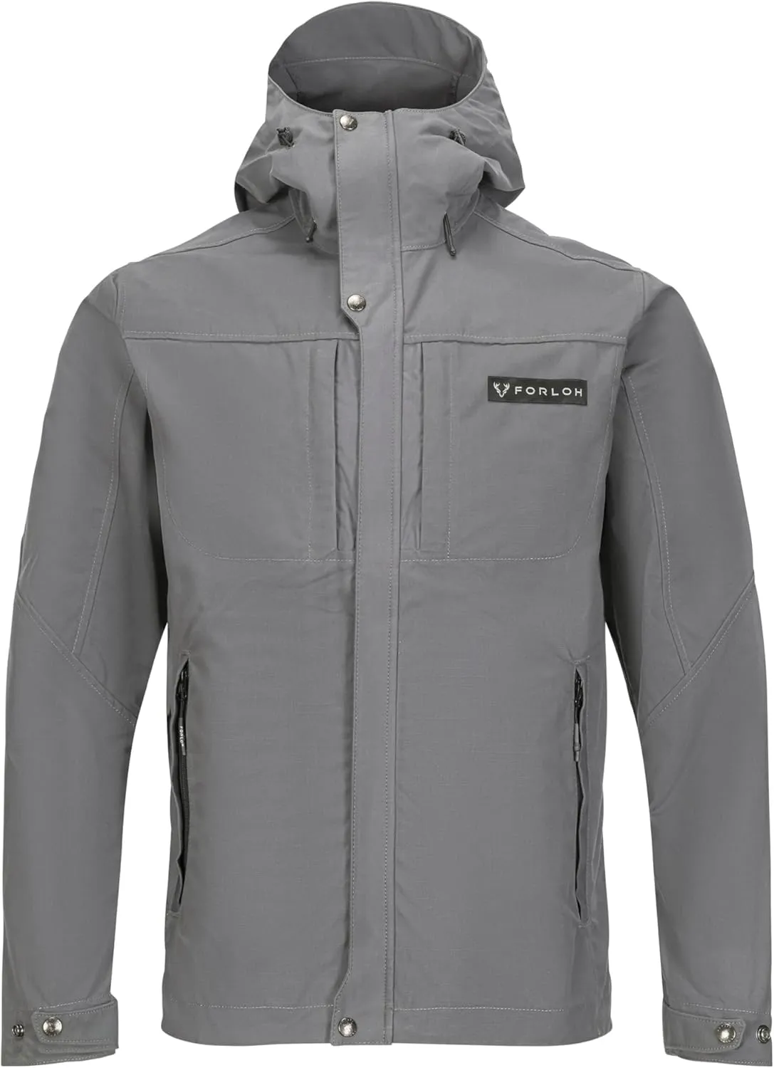 FORLOH Men’s BTM Pro Wax Cotton Jacket – Upland Brush Jacket | Water Repellent | Hunting, Hiking | Wax Ripstop Fabric