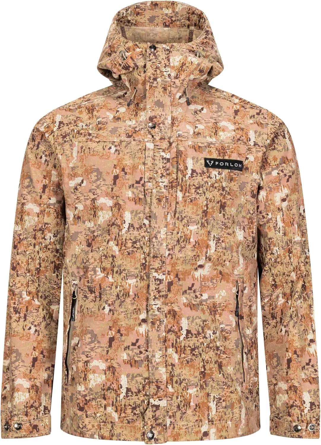 FORLOH Men’s BTM Pro Wax Cotton Jacket – Upland Brush Jacket | Water Repellent | Hunting, Hiking | Wax Ripstop Fabric