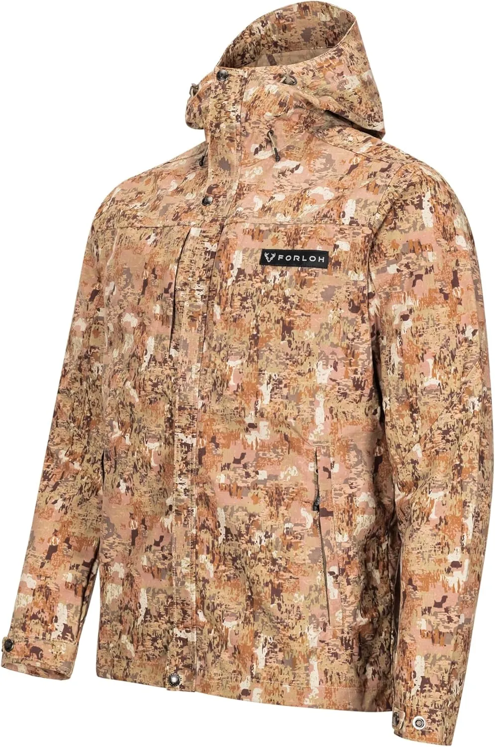 FORLOH Men’s BTM Pro Wax Cotton Jacket – Upland Brush Jacket | Water Repellent | Hunting, Hiking | Wax Ripstop Fabric